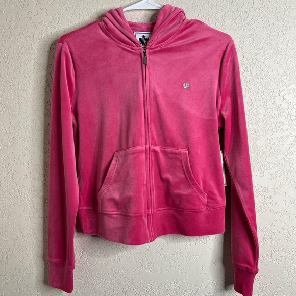 Brand New With Tag Pink Juicy Couture Velour Zip up Jacket - Picture 1 of 4
